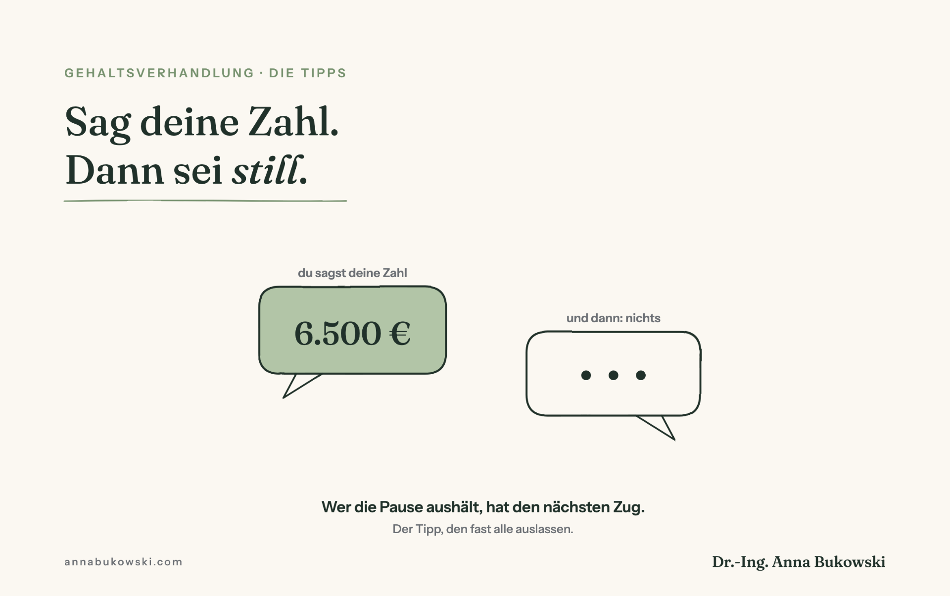 Sketch: Sag deine Zahl. Dann sei still.